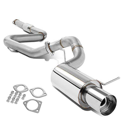Auto Dynasty 4" Round Catback Exhaust Tip System For 2000-2005 Mitsubishi