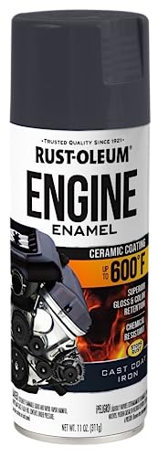 Rust-Oleum Automotive Engine Enamel Spray Paint, Cast Coat Iron - color: Cast Coat Iron, size: 11 Ounce (Pack of 1)