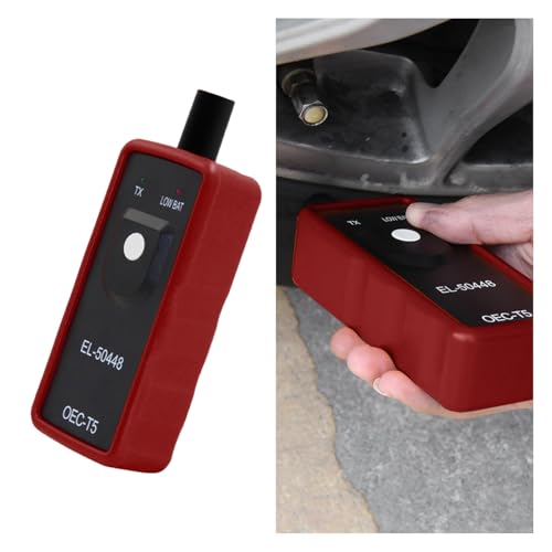 TPMS Relearn Tool, OEC-T5 EL-50448 Tire Pressure Monitor System Sensor Reset Tool, Programming Training Activation Tool for GM/Cadillac/Buick/Chevy Series Vehicles 2023 Edition - size: Red