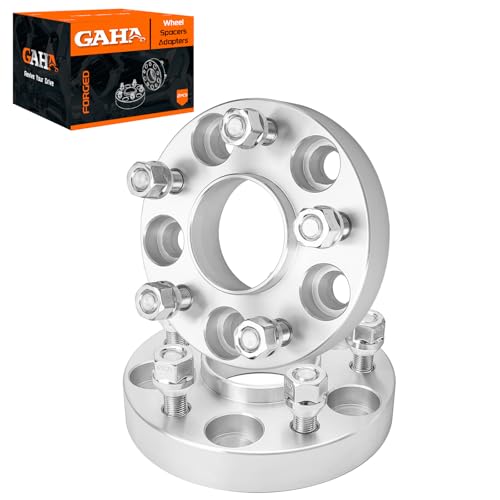 GAHA 5x114.3 Wheel Spacers 66.1mm M12x1.25 Fit for Nissan, for Infiniti 1in - color: 5x4.5in-1“-2PCS
