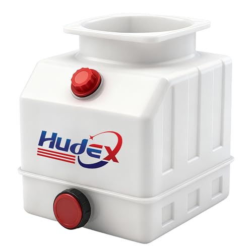 3 Quart Poly Power Unit Reservoir for Hydraulic Systems, Polyethylene Flat Bottom Utility Fluid Tank for Dump Trucks Trailers RVs Boats - size: 3 Quart