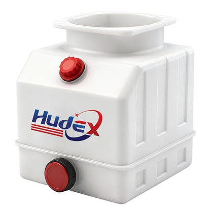 3 Quart Poly Power Unit Reservoir for Hydraulic Systems, Polyethylene Flat Bottom Utility Fluid Tank for Dump Trucks Trailers RVs Boats - size: 3 Quart