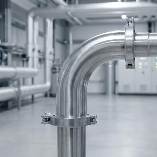 GASHER 1PCS 90 Degree Elbow Aluminum Alloy Tube Intercooler Pipe Air Intake Tube 2.5"OD, Leg Length 4" (100mm) with Bead Roll, - color: 90 degree（With Clamps）, size: 2.5"OD (1 PC)