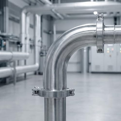 GASHER 1PCS 90 Degree Elbow Aluminum Alloy Tube Intercooler Pipe Air Intake Tube 3.5"OD, Leg Length 4" (100mm) with Bead Roll, - color: 90 degree（With Clamps）, size: 3.5"OD (1 PC)