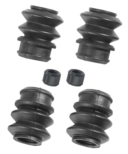 4PCS Caliper Rebuild Kit,Car Accessories Brake Caliper Slide Pin Kit,Easy Installation Automotive Replacement Drive Shaft Assemblies Brake Bushings,Suitable for Most Compatible Vehicles