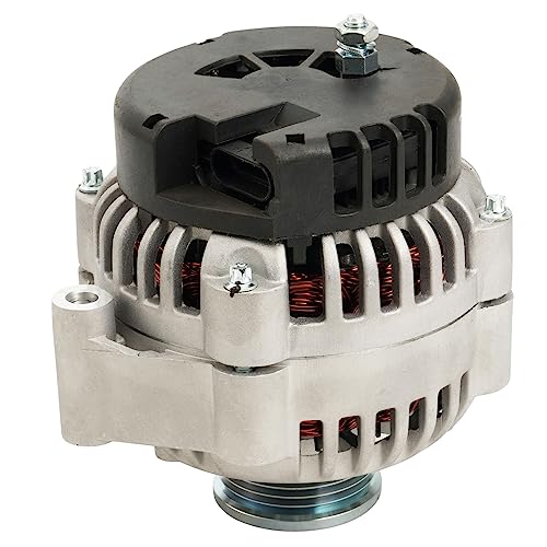 KAX Alternator Compatible with Chevrolet,GMC,Oldsmobile;2000-2005 Blazer,2001-2003 S10 4.3L,2001-2003 Sonoma 4.3L,2001 Jimmy,2004 S10 100 Amp Replace for 8283N,90014381,8283,100A,10244795 - size: 8283N-G