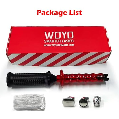 WOYO PDR Kits, Slide Hammer Puller Dent Removal Tool with 3 Pieces Tabs, Include Cold Glue for Steel, Aluminum, Other Metal Auto Body, New Car Dent Repair Tool