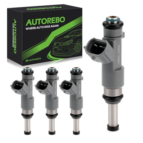 Fuel Injectors Set of 4 Compatible with issan Frontier 2005-2019 2.5L L4# Replacement FJ744 16600-EA00A 16600-EA000 842-12358 800-1721N - size: 744