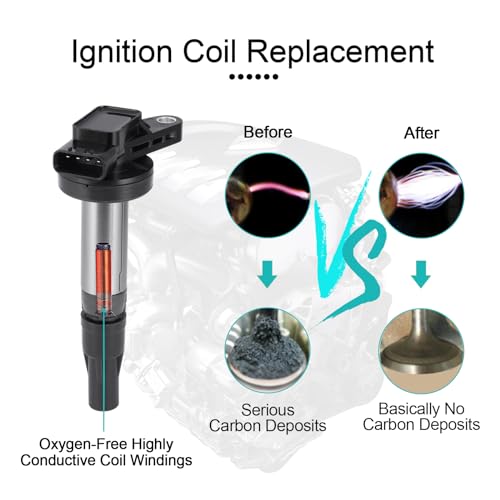 AULINK 8PCS Ignition Coil Pack BKR5EGP Spark Plugs For Jaguar S-Type Super