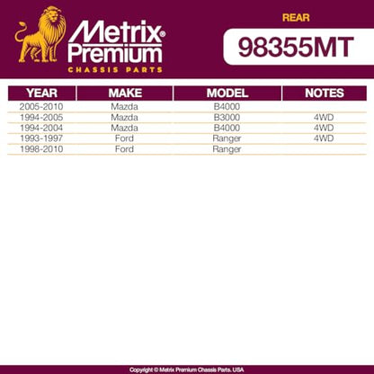 Metrix Premium Chassis Parts Sway Bar Stabilizer End Link Kit Fits Ranger - size: K80162 x2/ PAIR