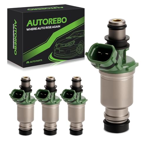 Fuel Injectors Set of 4 Compatible with Toyota Camry Celica MR2 Rav4 Solara 2.2L L4# FJ295 23250-74100 2320974100 842-12144 84212144 800-1298N FJ10133,1992 1993 1994 1995 1996 1997 1998 1999 2000 - size: 295