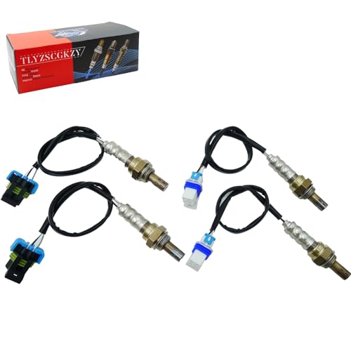 O2 Oxygen Sensor Upstream Downstream: 234-4669 234-4407 4Pcs Fit for Chevy Silverado 1500 2500 HD 3500 HD Camaro Suburban 2500, for GMC Sierra 1500 2500 HD 3500 HD Yukon XL