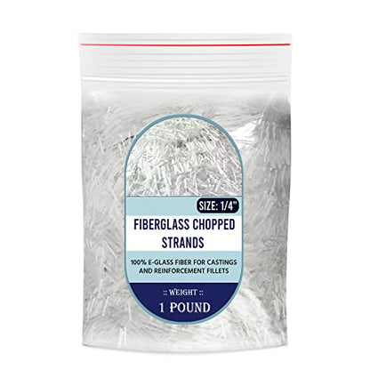 SIMOND STORE 1/4" Fiberglass Chopped Strands, 1 Pound