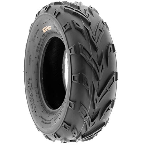 SunF A004 ATV Golf Carts Off-Road Tire 16x6-8, 6 PR, Track & Trail, Tubeless - size: 16x6-8