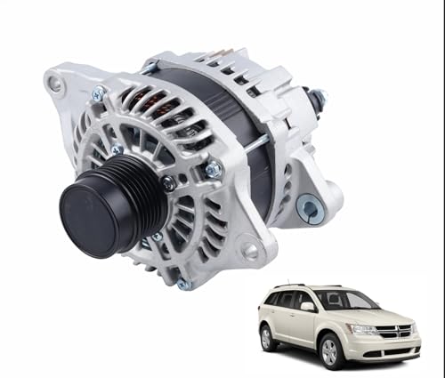 04801490AA Alternator Compatible with 2009-2020 Dodge Journey 2.4L - color: 2009-2020 Dodge Journey