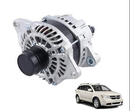 04801490AA Alternator Compatible with 2009-2020 Dodge Journey 2.4L - color: 2009-2020 Dodge Journey