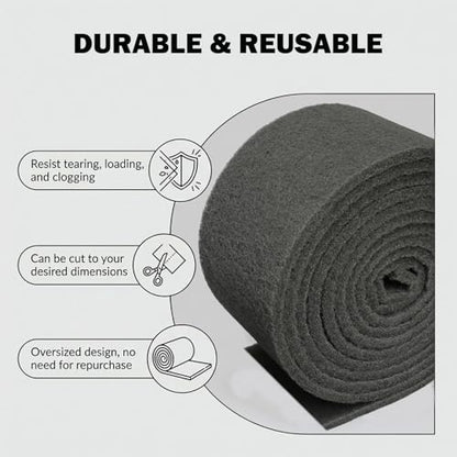 5 Inch *15 Feet 800 Grit Grey Maroon General Purpose Scuff Pads, Scuffing, Hand Scouring Pad, Sanding Pad, Paint Primer Prep Scratch - Surface Preparation Pad for Car Auto Body Woodworking - style: 800 Grit Grey