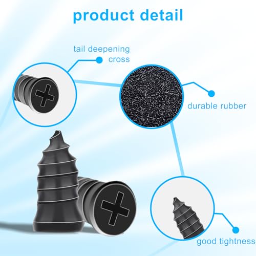 36Pcs Screw-in Tire Plug Kit Quick Fix Emergency Tire Repair Set