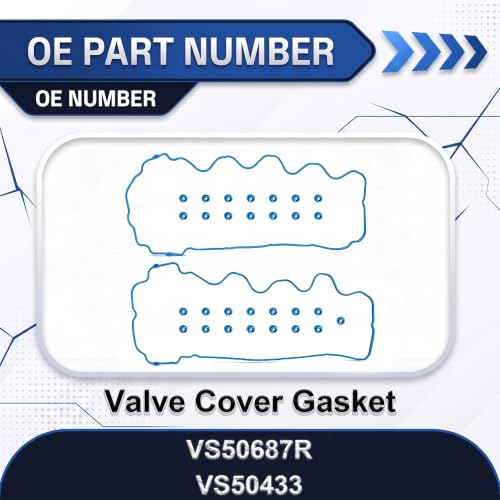 5.4 Valve Cover Gasket Set Fit for Ford Lincoln 2007-2014 VS50687R VS50433 - size: 5.4 Valve Cover Gasket Set