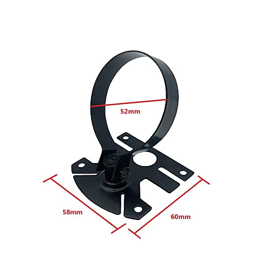 Universal 52mm 2" Single Gauge Pod Dash Swivel Mount Holder Fits for Automotive Replacement Housing Pods Meter Cup (Medium) - size: Medium