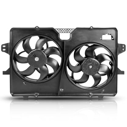 SCITOO Dual Radiator Condenser Cooling Fan Compatible with
