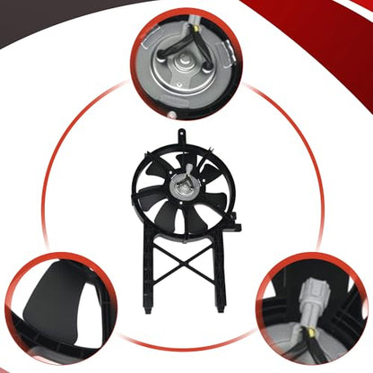 PartsFlow Cooling Fan Compatible with Nissan Frontier Pathfinder Xterra - color: For Nissan