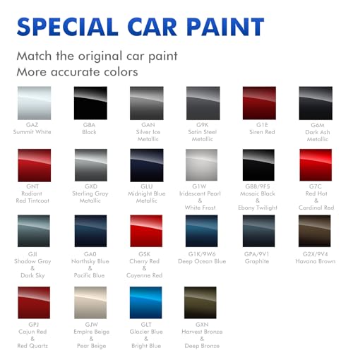 GLT/WA327E Glacier/Bright Blue Touch Up Paint for Chevy - color: Glacier Blue/Bright Blue GLT/WA327E