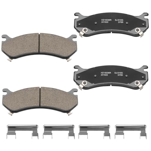 Ceramic Front Brake Pads for Chevrolet Silverado 1500,Tahoe,Suburban - size: D785