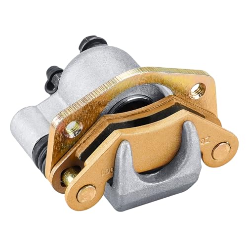 Rear Brake Calipers & Pads Fit for Polaris Hawkeye 2x4 2007-2011, Predator 500 2003-2007, Outlaw 450 500 525 2006-2010, Sportsman 300 400 HO 08-10 for 1911539 1911169 1910689 ATV Brakes - 1 P