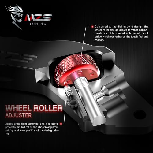 MZS Brake Clutch Levers for Trident Tiger T100 Street Triple S R Scrambler - color: Black, size: Trident 660/Thruxton/Tiger 800/Bonneville T100