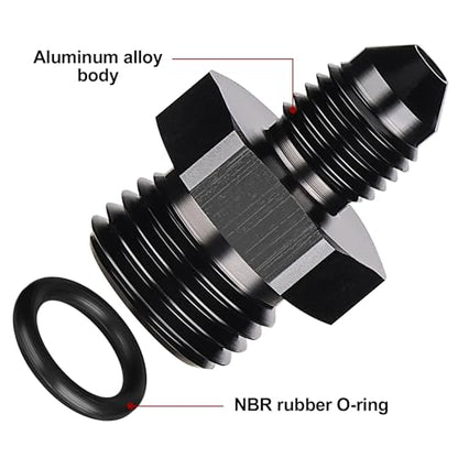 EVIL ENERGY 3AN Flare to AN6 ORB Male O-Ring Fitting Adapter - size: 6AN ORB to 3AN