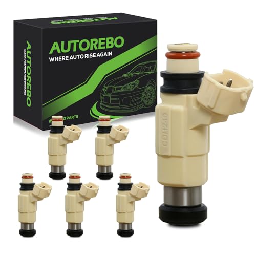Fuel Injectors 69J137610000 CDH240 Set of 6 Compatible with YAMAHA Outboard 4 Stroke F200TXR F225TLR F225TXR LF225TXR # Replace 69J-13761-00-00 - size: 240