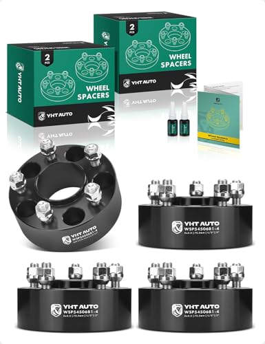 YHTAUTO 5x4.5 Hub Centric Wheel Spacers 2 Inch for Ford, Lincoln - size: 2 Inch Thickness, style: 4 PCS