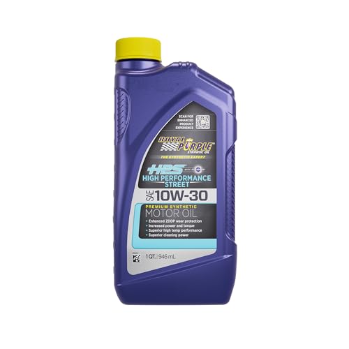 Royal Purple ROY31130 31130 - HPS Street Motor Oil 10W-30, 1 Quart - size: 1 Quart, style: 10W-30