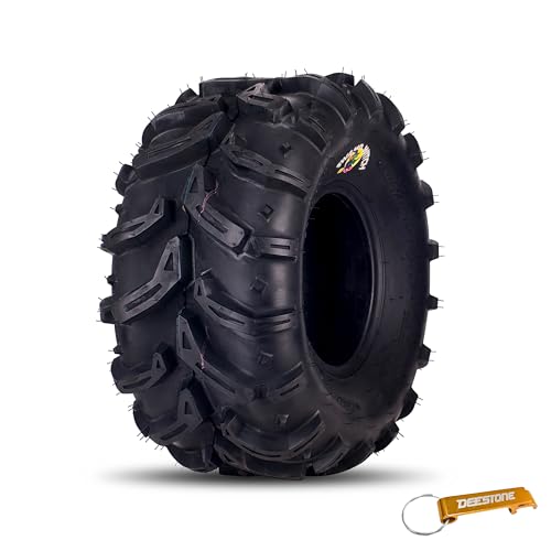 Deestone 22x11.00-9 D932 Swamp Witch Tire – 48F 22x11x9 – 6 Ply T/L – ATV Off-Road Traction Tire/Keychain Package - size: 22x11.00-9