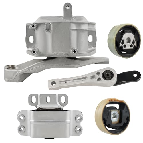 Engine Motor & Transmission Mount Kit Replacement for Volkswagen Jetta - size: 5PCS-Compatible with A4926 A4927 A4928 A6962 A6969