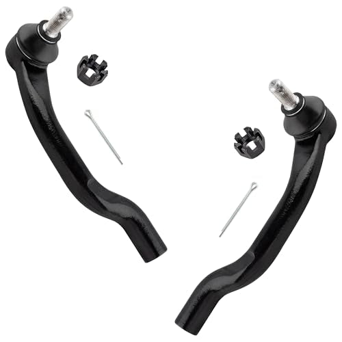 ES800459 ES800460 EV800461 Front Inner & Outer Tie Rod Ends Left & Right for Honda Accord 2008 2009 2010 2011 2012, Pack of 4