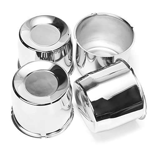 4Pcs 5.15" OD 4.31" H Push Through Trailer Wheel Center Cap for Rim - color: Chrome, size: 5.15" Hub 4.31" H