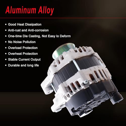 Alternator compatible with 2017 2018 2019 2020 Fit L4 1.5L - size: 2017-2019 Fit