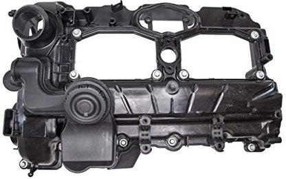 Rein VCE0103 OE Replacement Valve Cover for Select BMW Vehicles with 2.0L 4-Cylinder Engine - with Gasket and Hardware, Multi