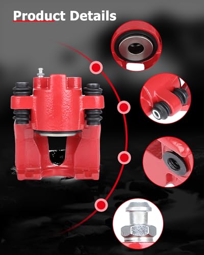 cciyu Rear Left/Right Disc Brake Caliper Assembly without Bracket 18-4678 - size: Rear Left[18-4678]