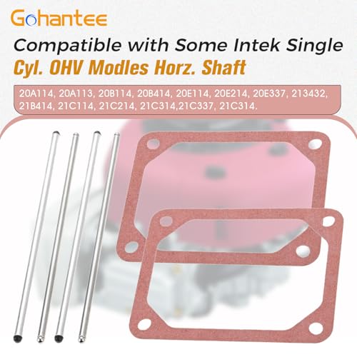 gohantee 2Pack 690981 690982 690971 Push Rod Set with Valve Cover Gasket
