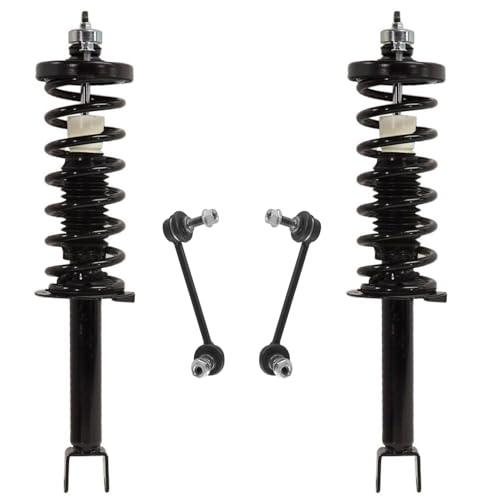 Detroit Axle - 4pc Rear Struts Sway Bar Links Kit for 13-17 Honda Accord - size: 4QS50145/ sway kit