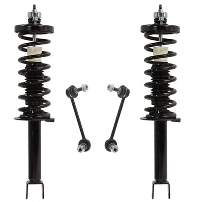 Detroit Axle - 4pc Rear Struts Sway Bar Links Kit for 13-17 Honda Accord - size: 4QS50145/ sway kit