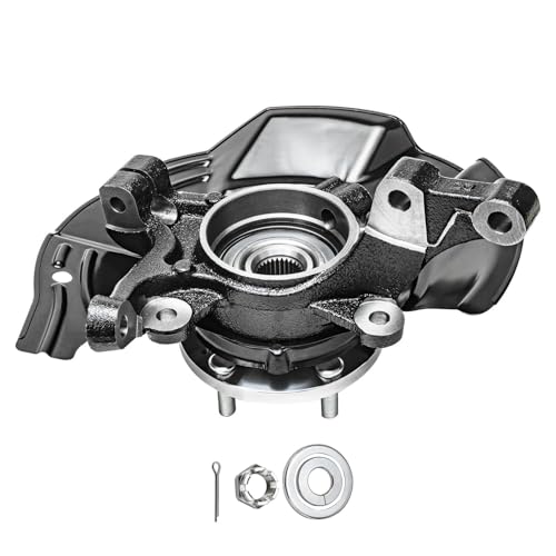 Detroit Axle - Front Steering Knuckles and Wheel Hub Bearings Lower Control - size: 4CU47770/4PC