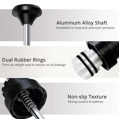 YSTOOL 200CC Manual Fluid Extractor & Fill Syringe Kit 46" Hoses in Total
