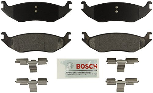 BOSCH BE967H Blue Ceramic Disc Brake Pad Set with Hardware - Rear