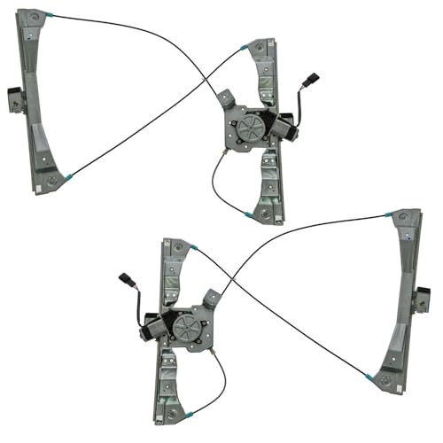 TRQ Driver & Passenger Side Power Power Window Regulator & Motor Assembly - style: WRA50448