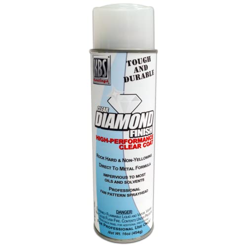 KBS Coatings 8114 High Gloss Diamond Finish Clear Watercolor Aerosol, Covers 35 sq ft, 16 Ounce (Pack of 1) - color: Clear High Gloss