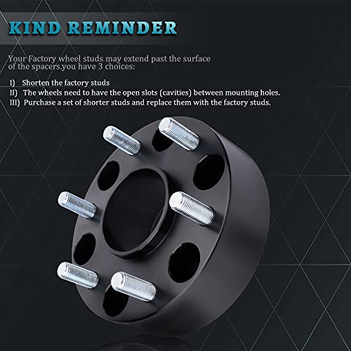 IRONTEK Wheel Spacers 2 inch 6x139.7mm Hubcentric Spacers for Chevy GMC 6x5.5 14x1.5 Studs 78.1mm Hub Bore for Cadillac Escalade 99-24, for Chevrolet Silverado 1500/Tahoe 01-24, for GMC Yukon 4PCS - size: 2"|6x139.7|4PCS